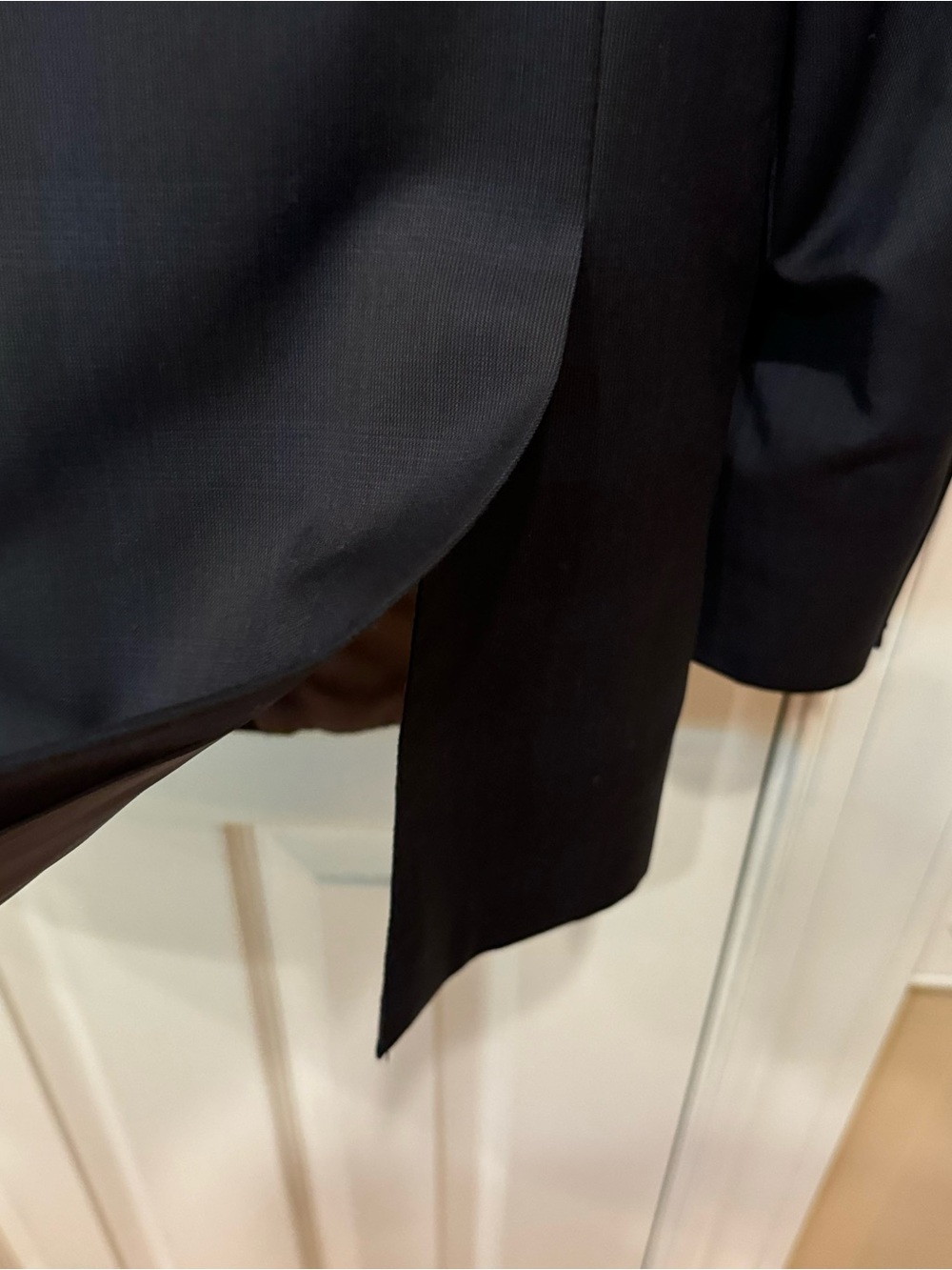 NEW Peter Millar Navy Checkered Blazer 42R dual vented sport coat - Picture 11 of 15